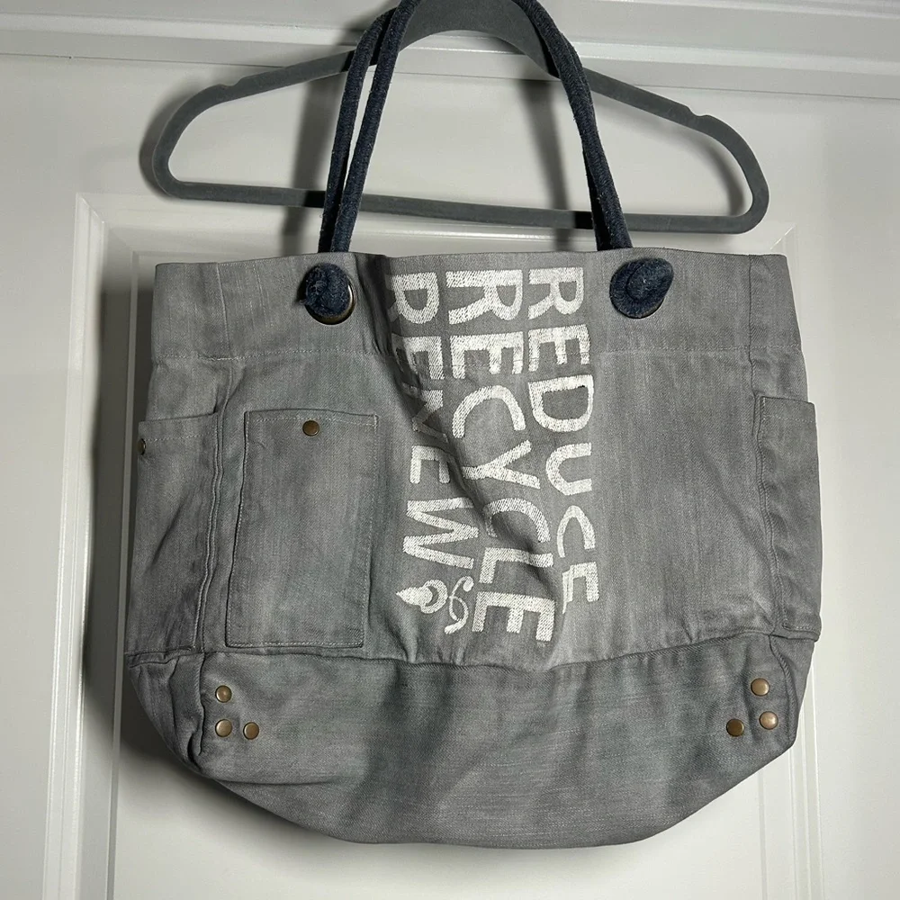 Beau Bag-Gray Eco-Friendly Tote‎ Bag